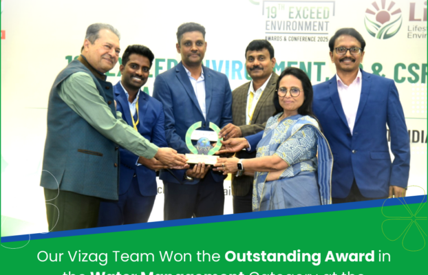 Our Vizag Team Won the Outstanding Award in the Water Management Category at the 19th Exceed Environment Awards 2025.